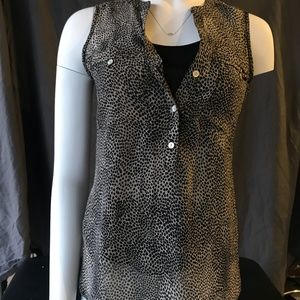 Apt 9 - sheer sleeveless top